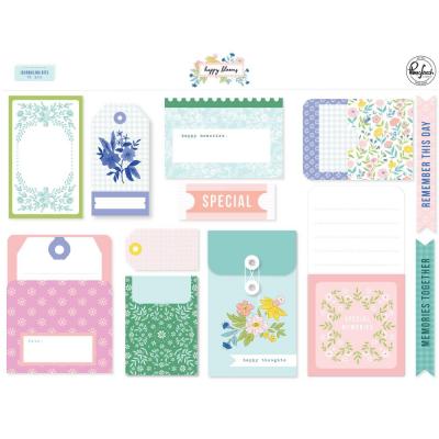 Pinkfresh Studio Happy Blooms - Journaling Bits